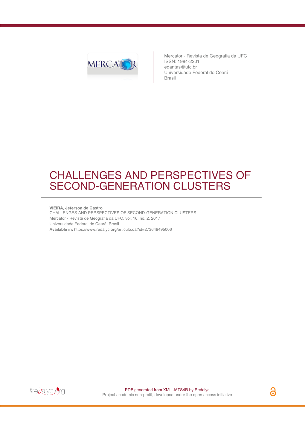 Challenges and Perspectives of Second-Generation Clusters