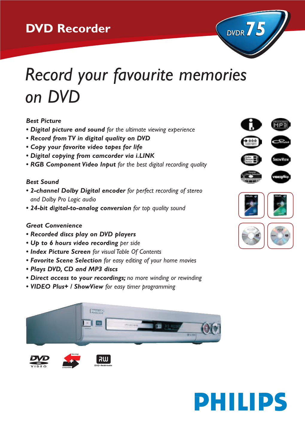 Record Your Favourite Memories on DVD