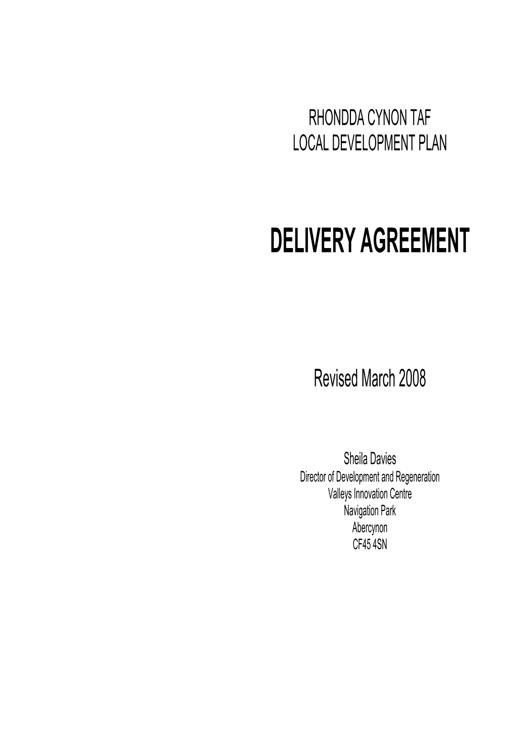 Delivery Agreement