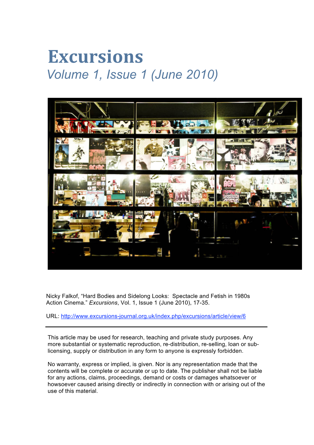 Volume 1, Issue 1 (June 2010)