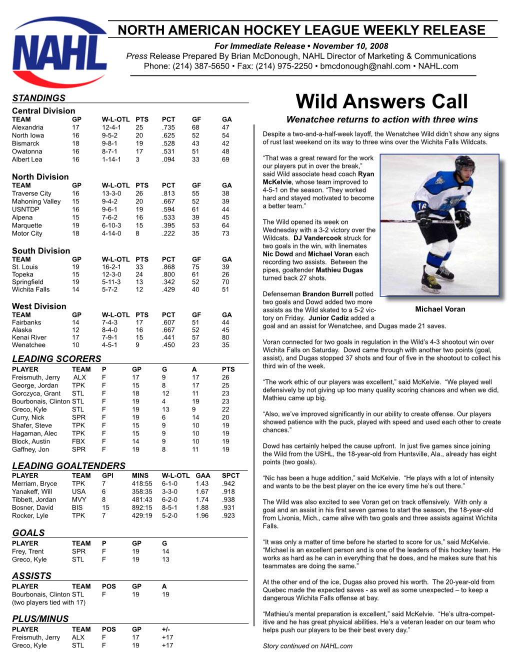 Wild Answers Call