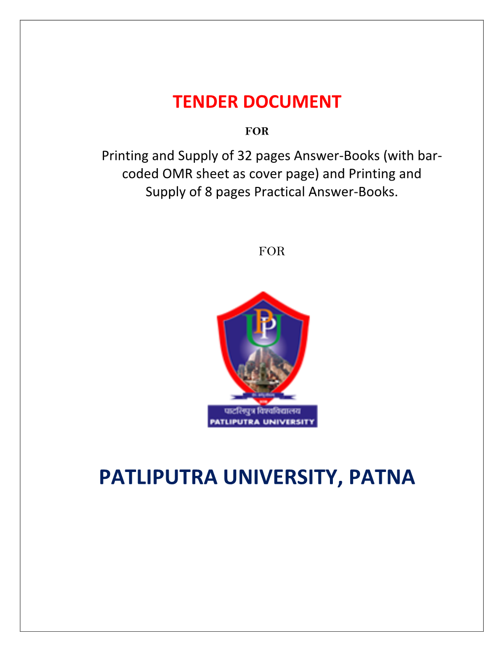 Tender Document