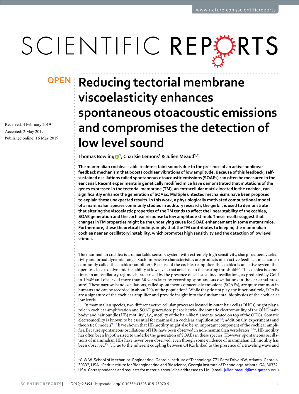 Reducing Tectorial Membrane Viscoelasticity Enhances