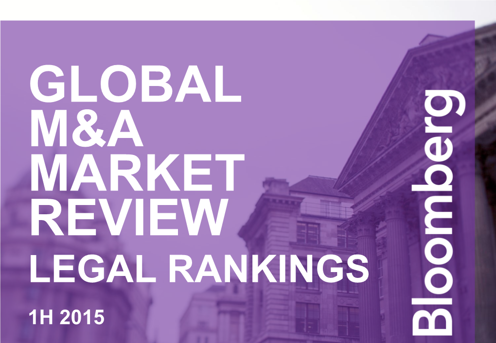 Legal Rankings 1H 2015 1H 2015