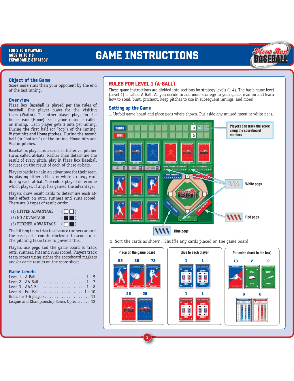 Game Instructions Expandable Strategy