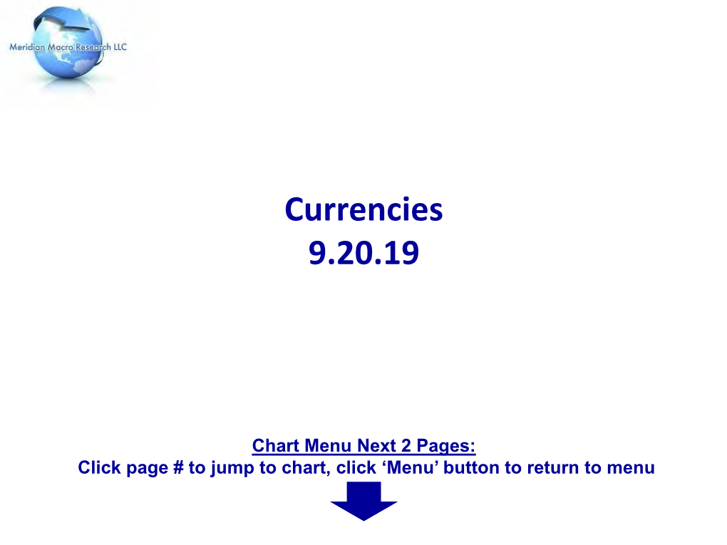 Currencies 9.20.19