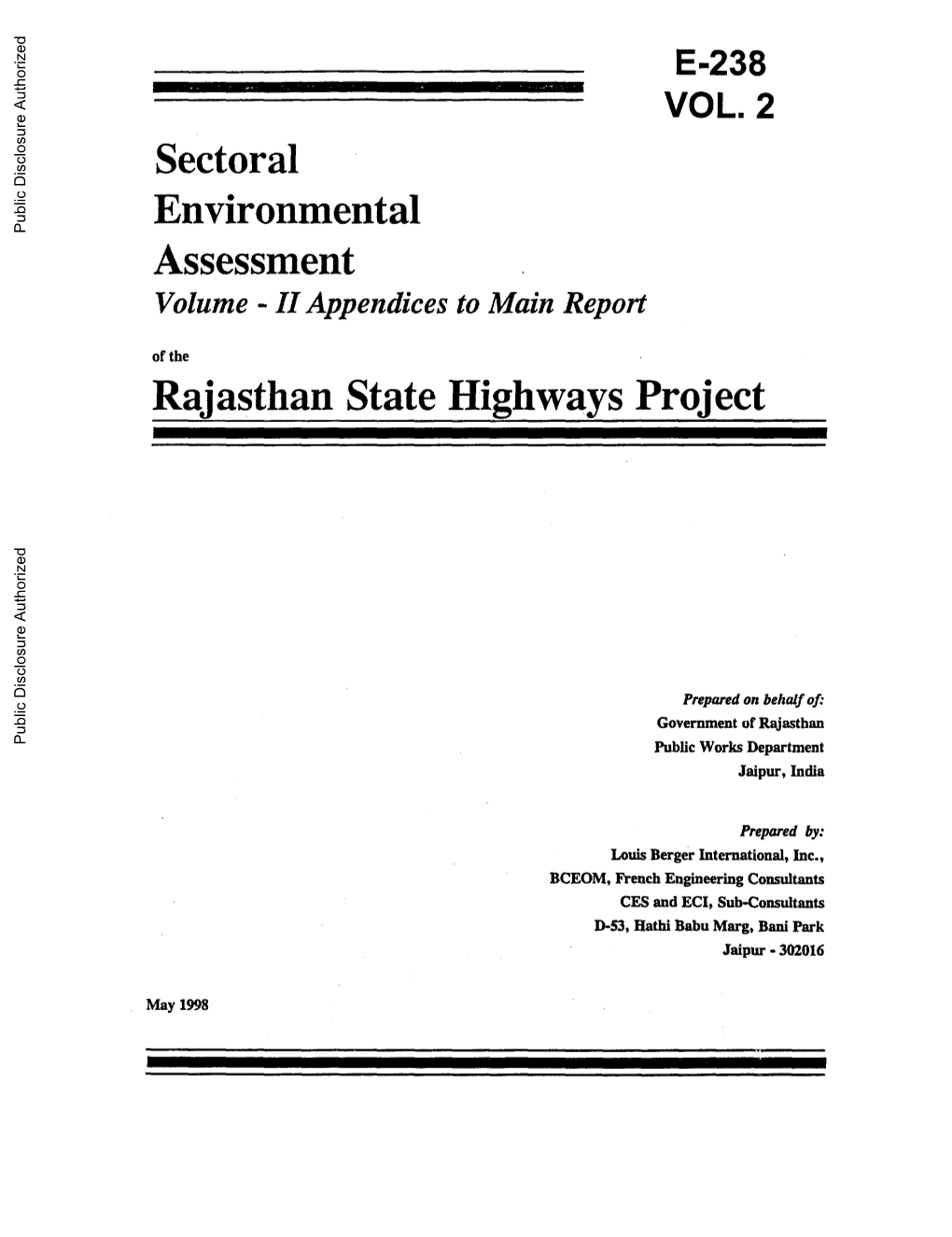 World Bank Document