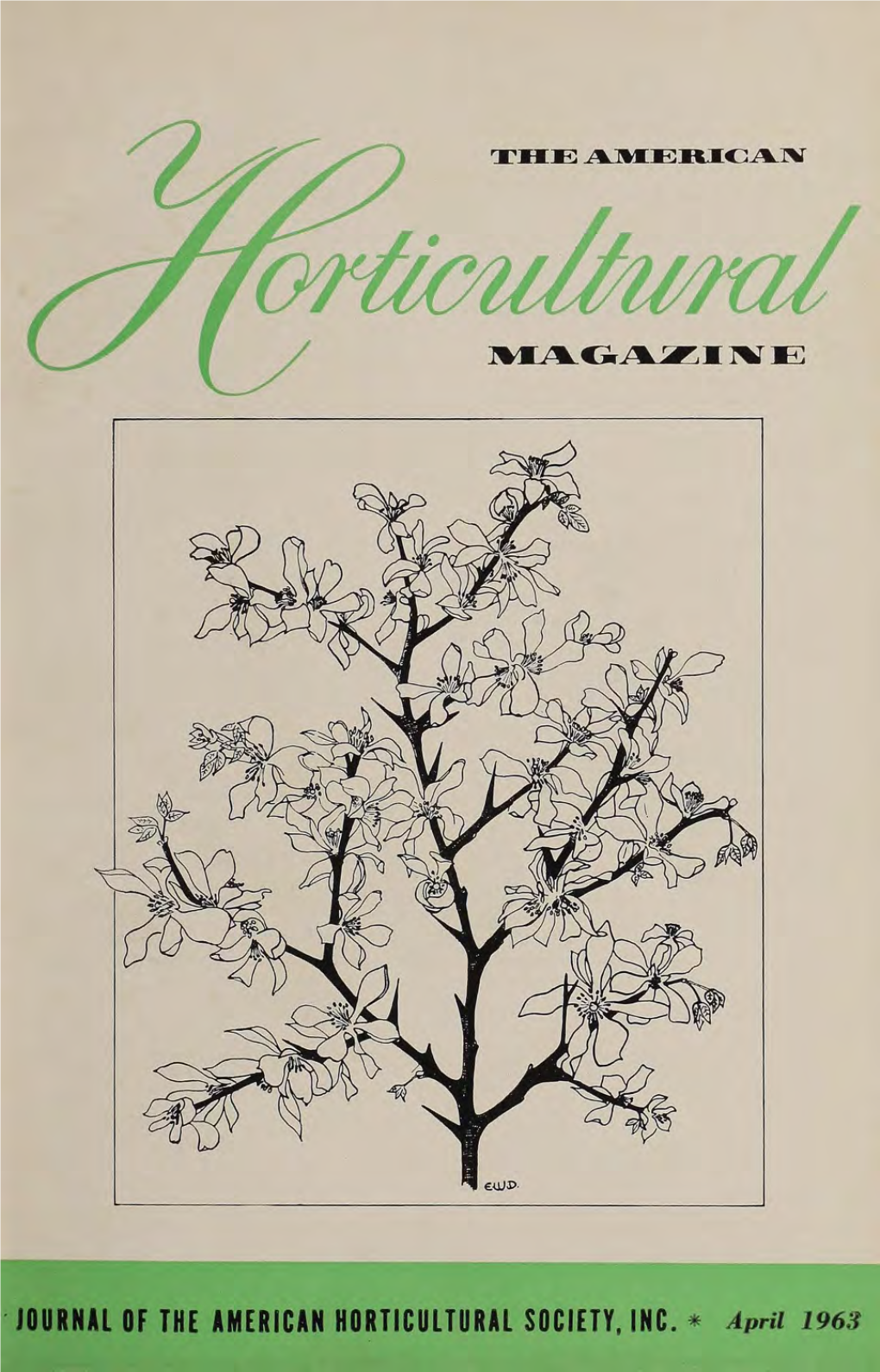 Journal of the American Horticultural Society, Inc