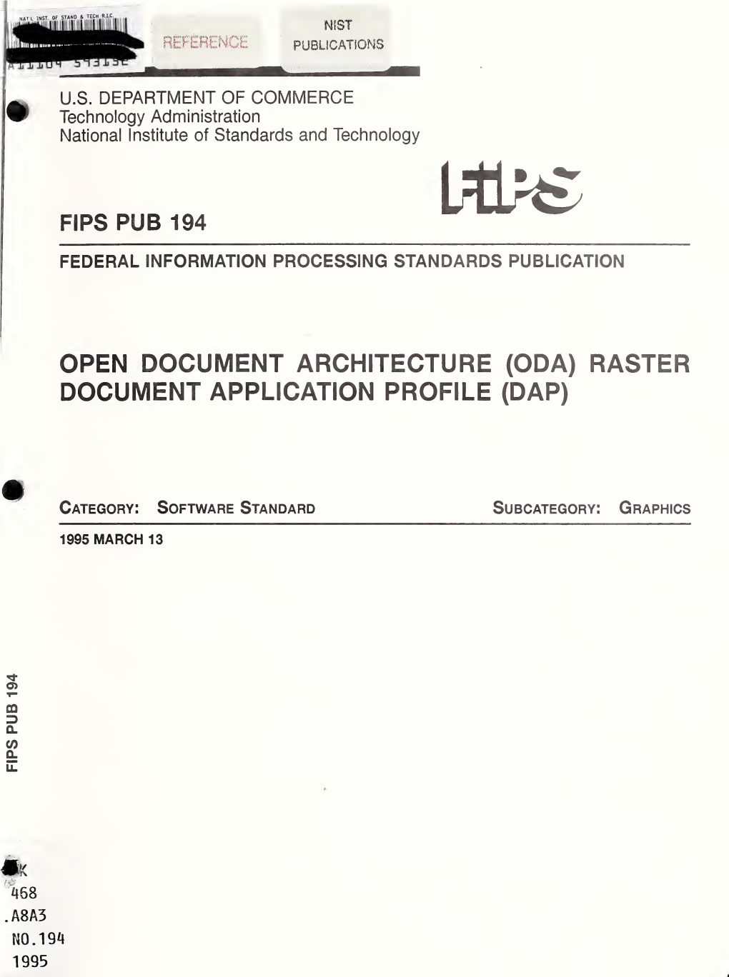 Federal Information Processing Standards Publication: Open