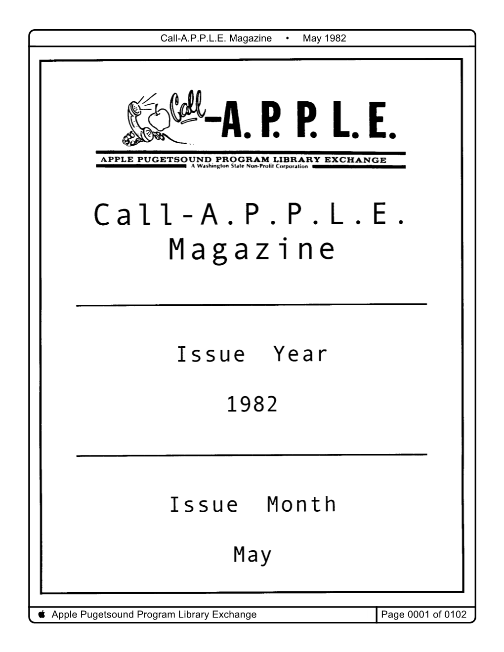 Call-A.P.P.L.E. Magazine 1982-5