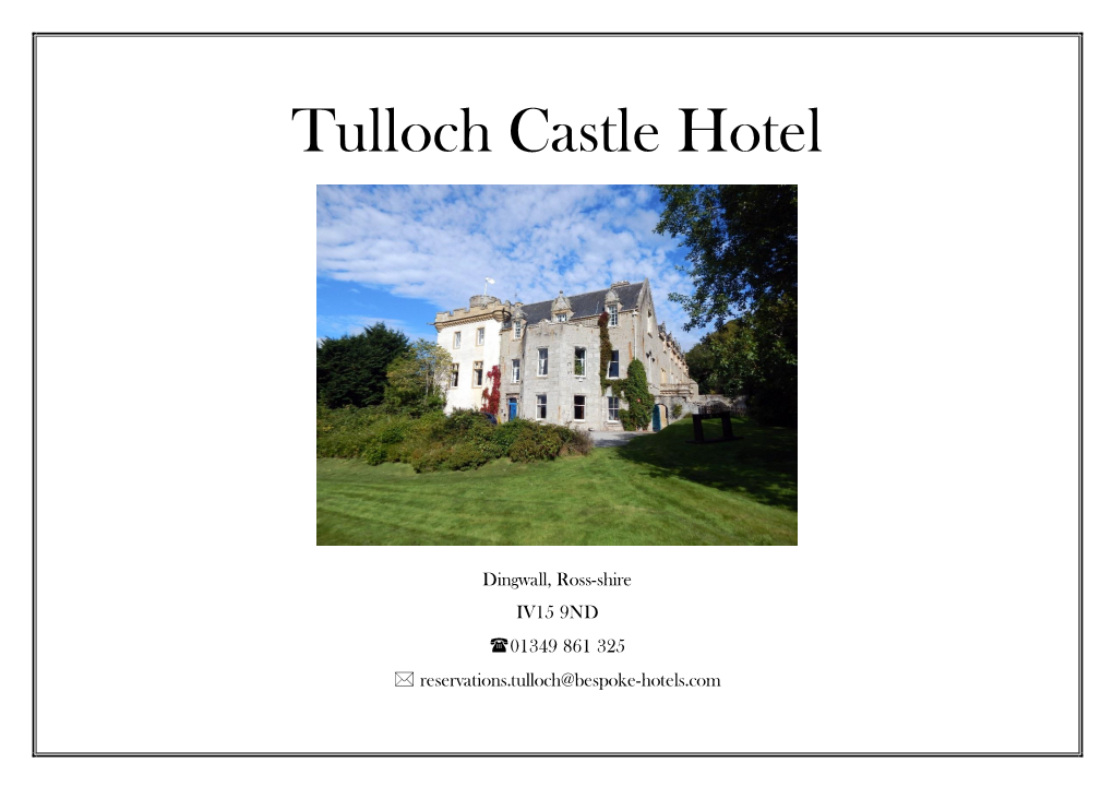 Tulloch Castle Hotel