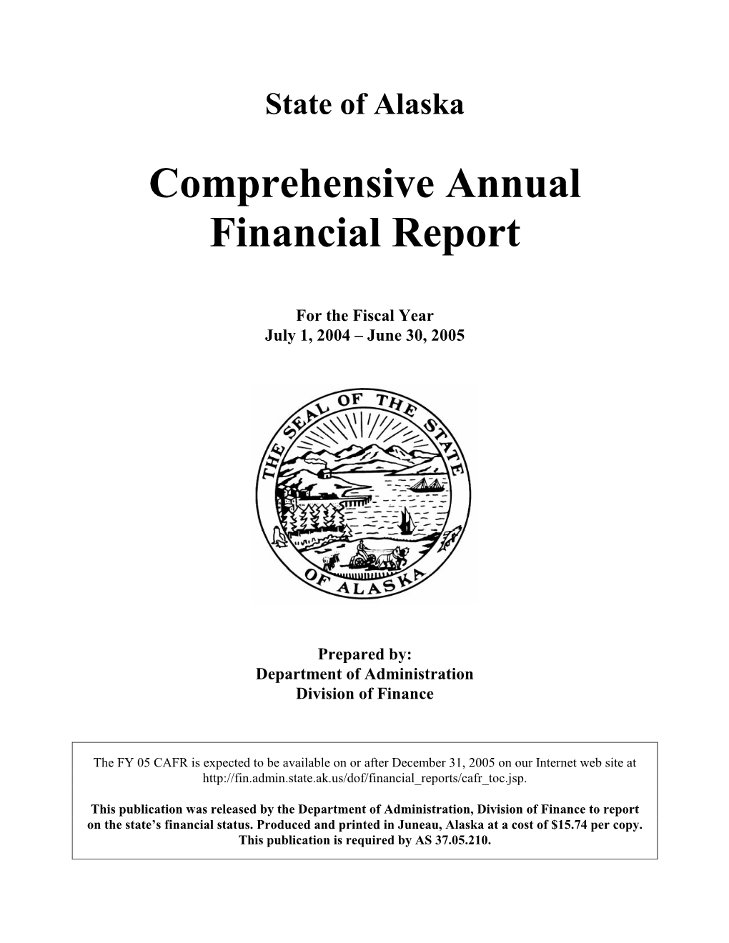 Comprehensive Annual Financial Report