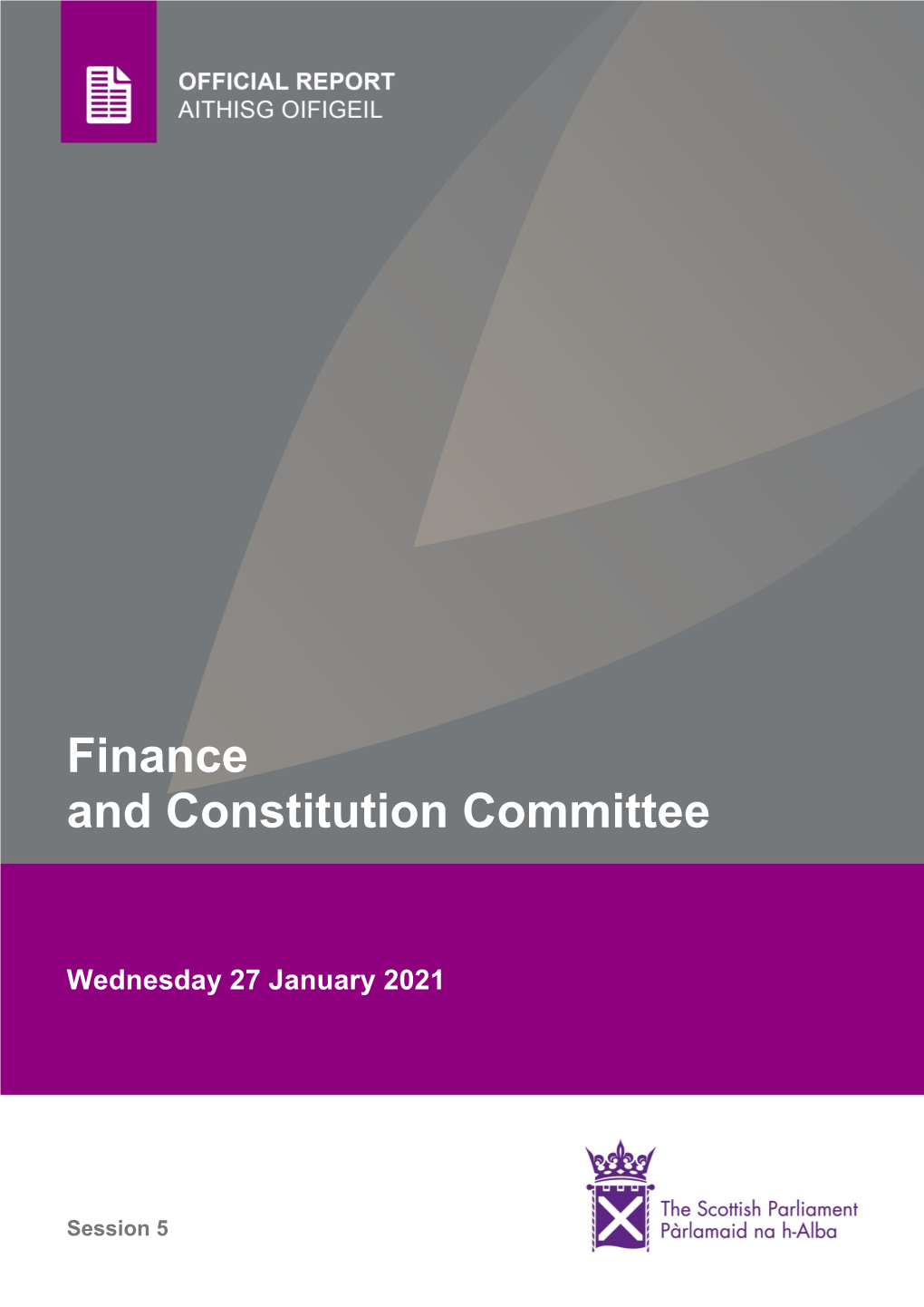 Official Report— the Public Finances Within the Space of Twelve “In Particular to a Sharp Increase in Short-Term Interest Months of Any Change in Interest Rates