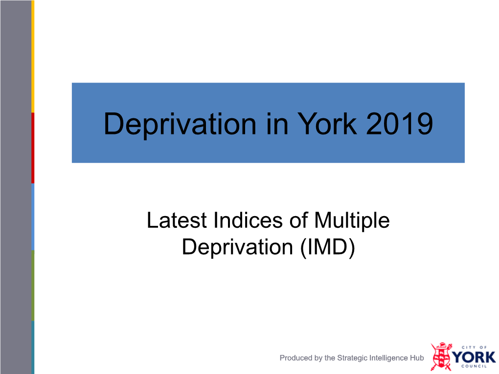 Deprivation in York 2015