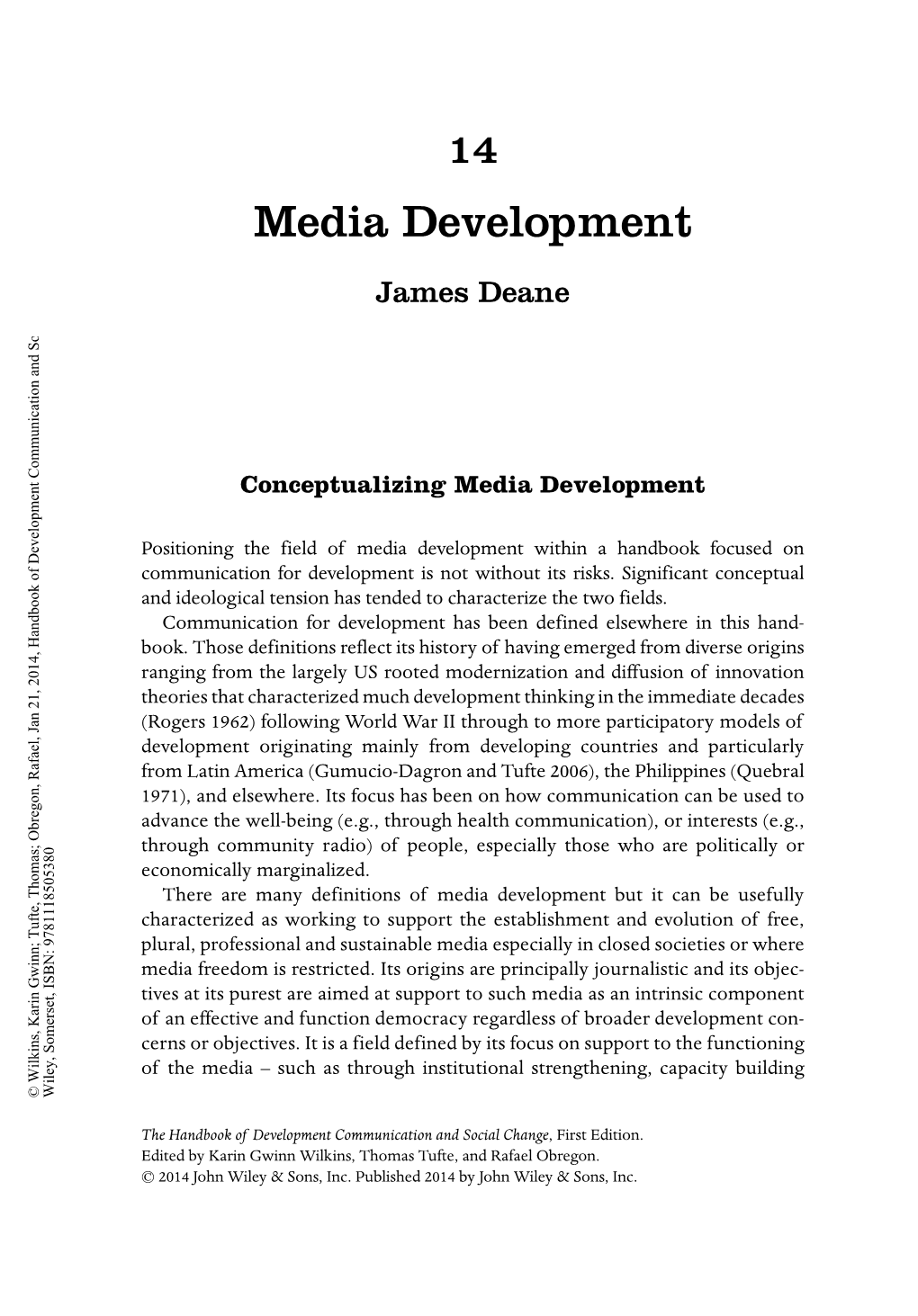 James Deane Media Development