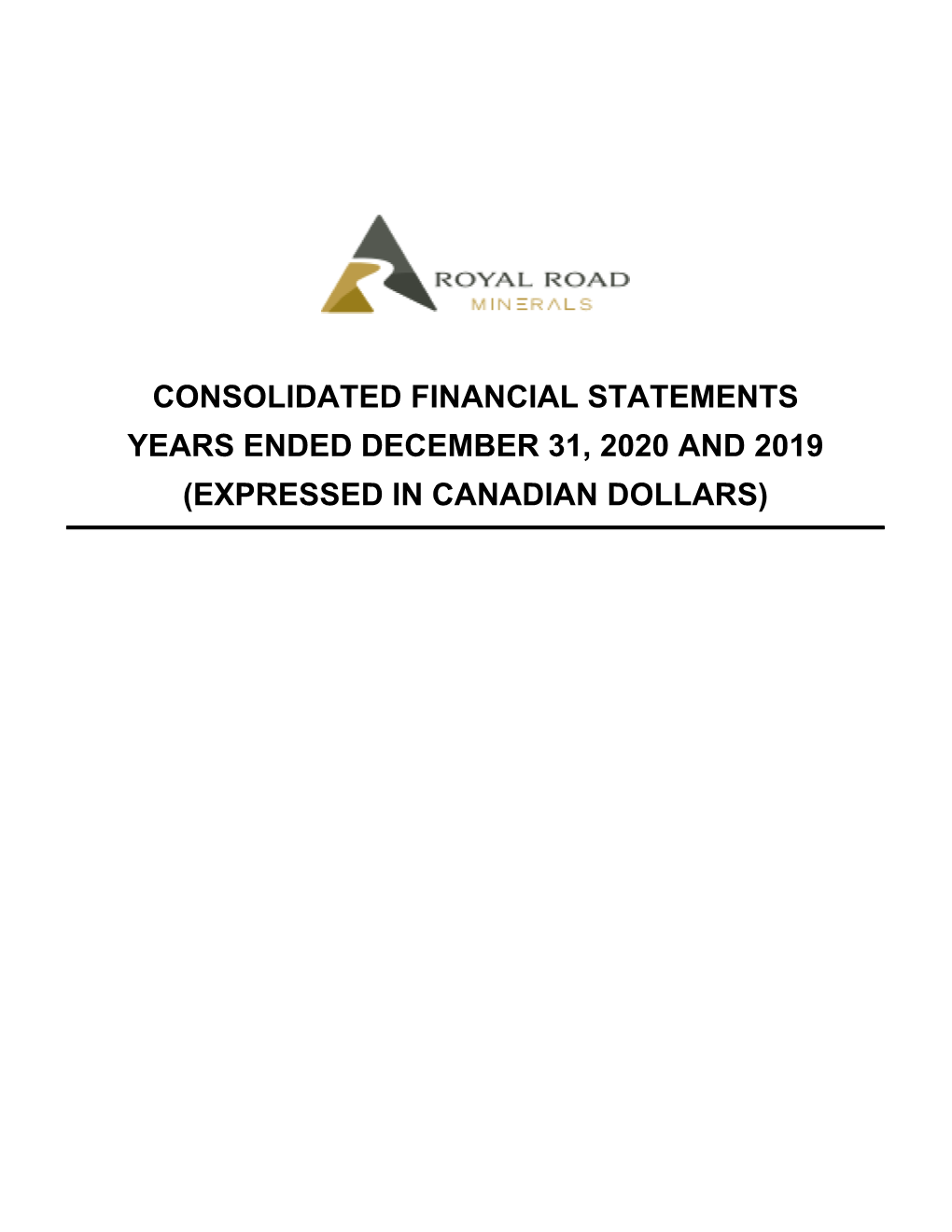 Financial Statements Q4 2020