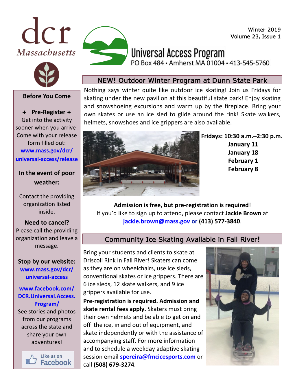 DCR Access News Winter 2019