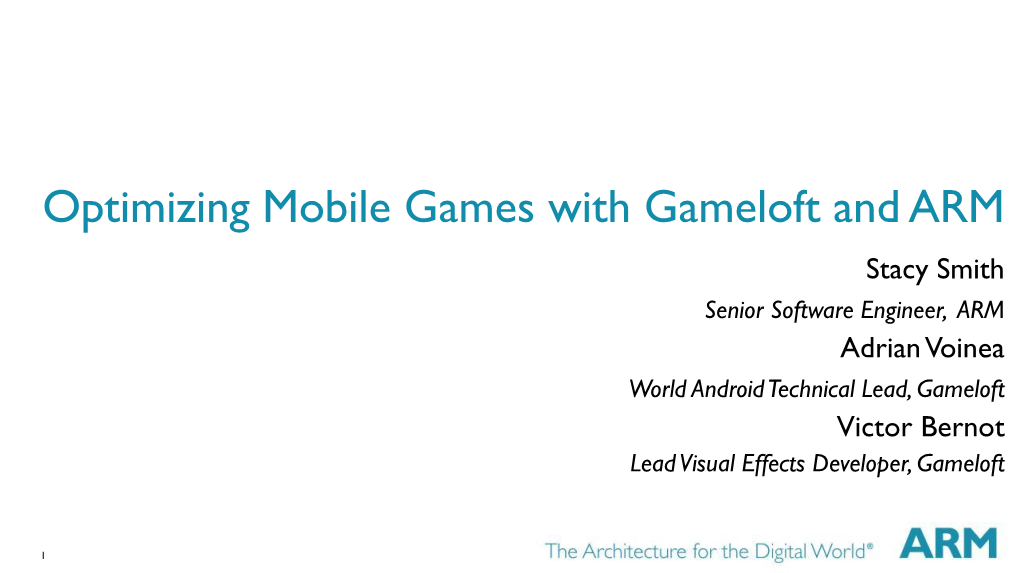 Optimizing Mobile Games with Gameloft And