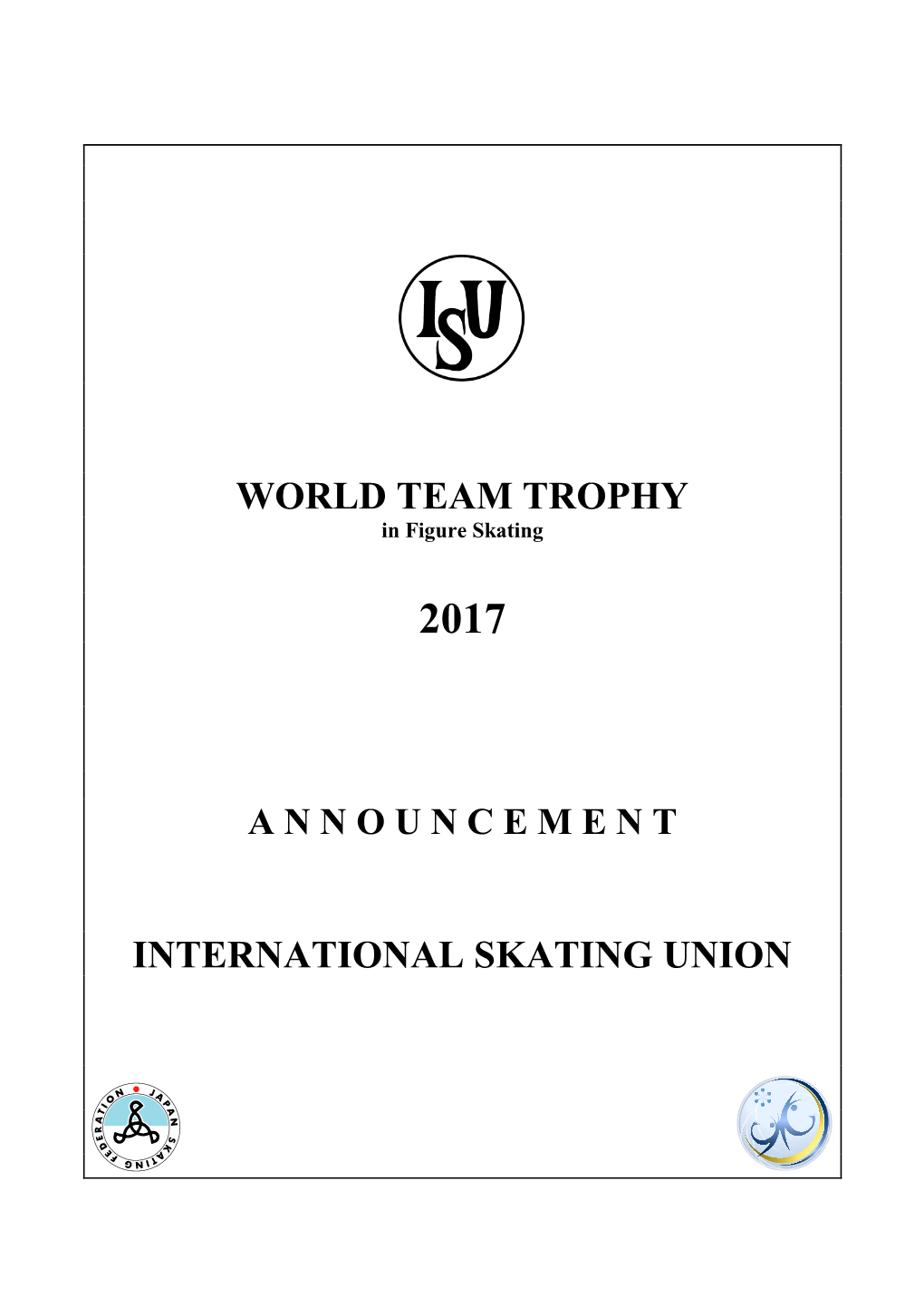 World Team Trophy International Skating Union