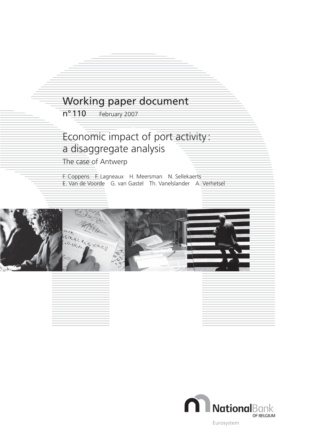 Working Paper Document 110 Economic Impact of Port Activity