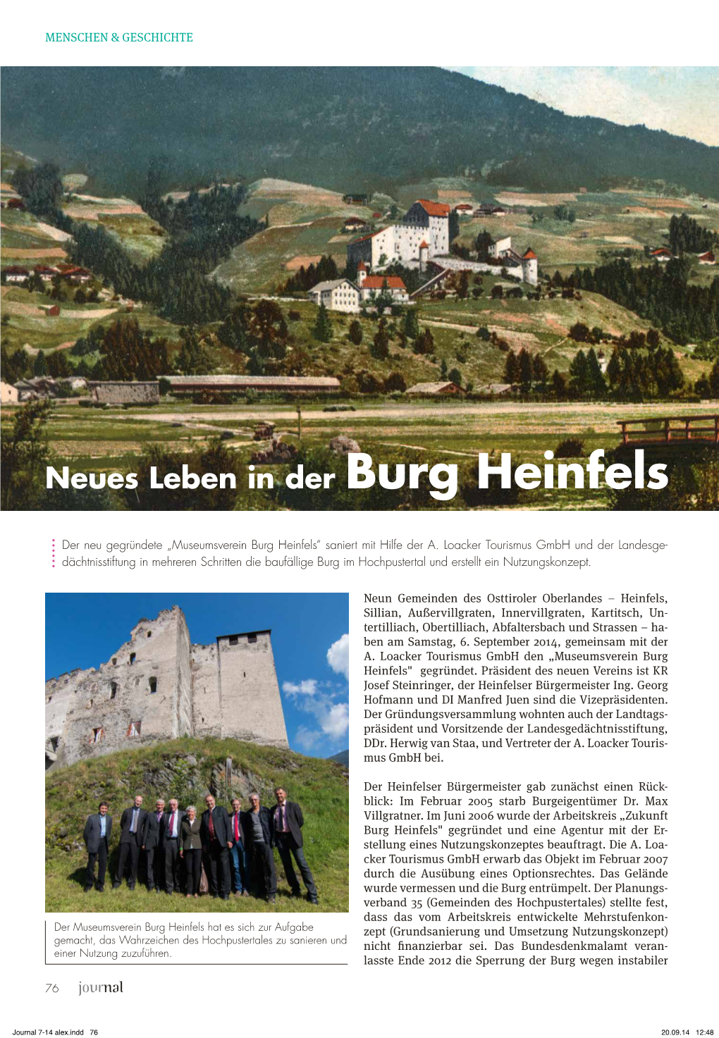 Neues Leben in Der Burg Heinfels
