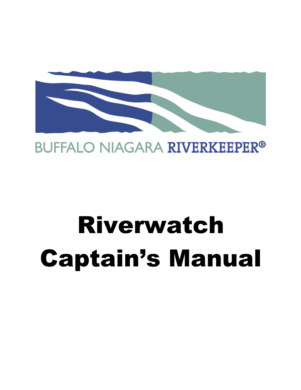 Riverwatch Captain's Manual