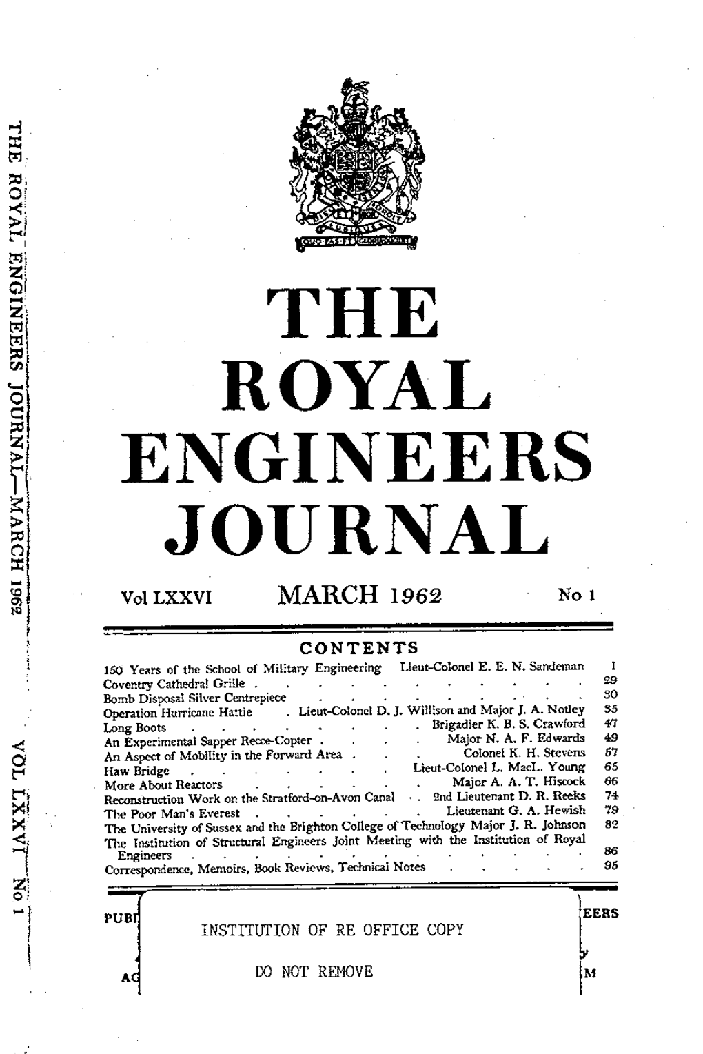 The Royal Engineers Journal