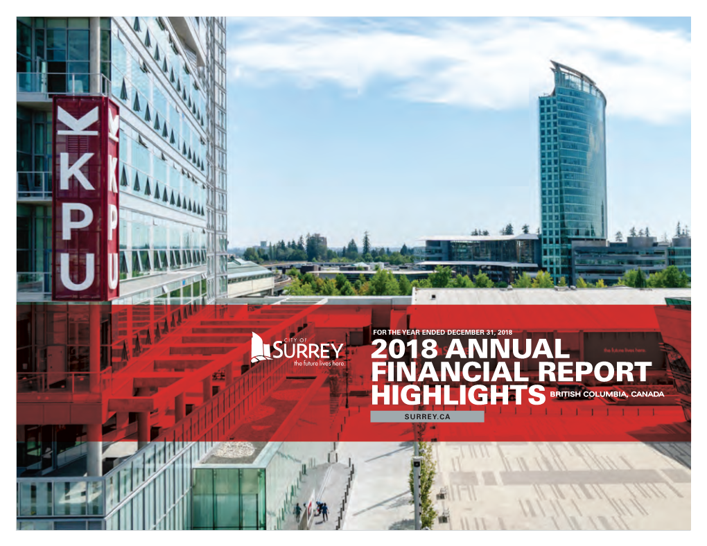 2018 Annual Financial Report Highlights Surrey.Ca
