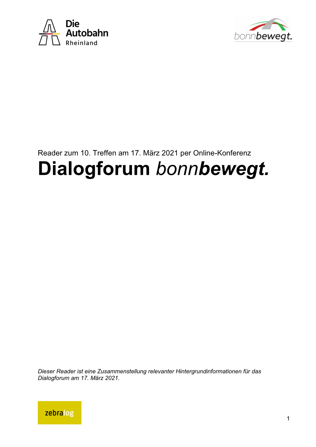 Protokoll Dialogforum