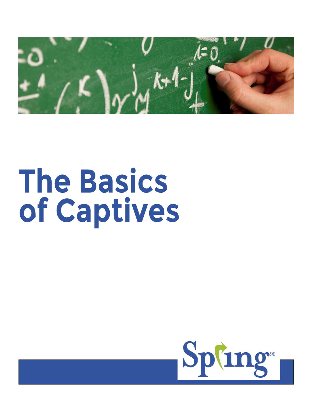 The Basics of Captives What’S Inside?