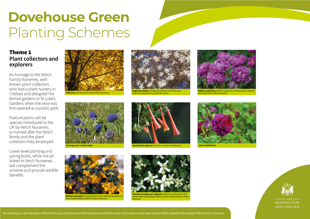 Dovehouse Green Planting Options