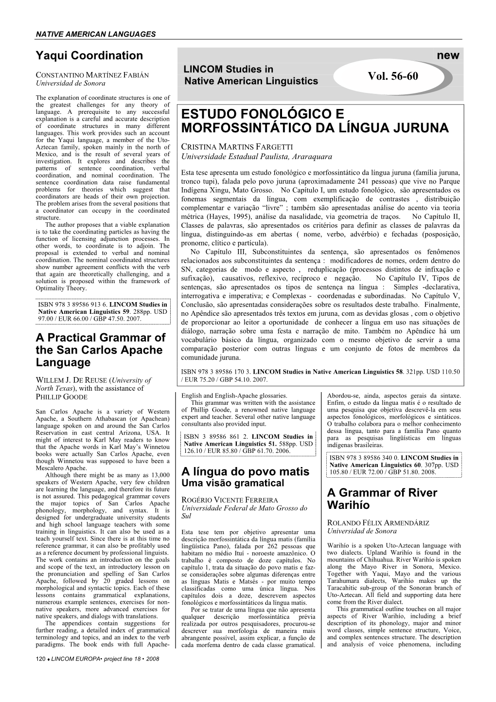 Estudo Fonológico E Morfossintático Da Língua