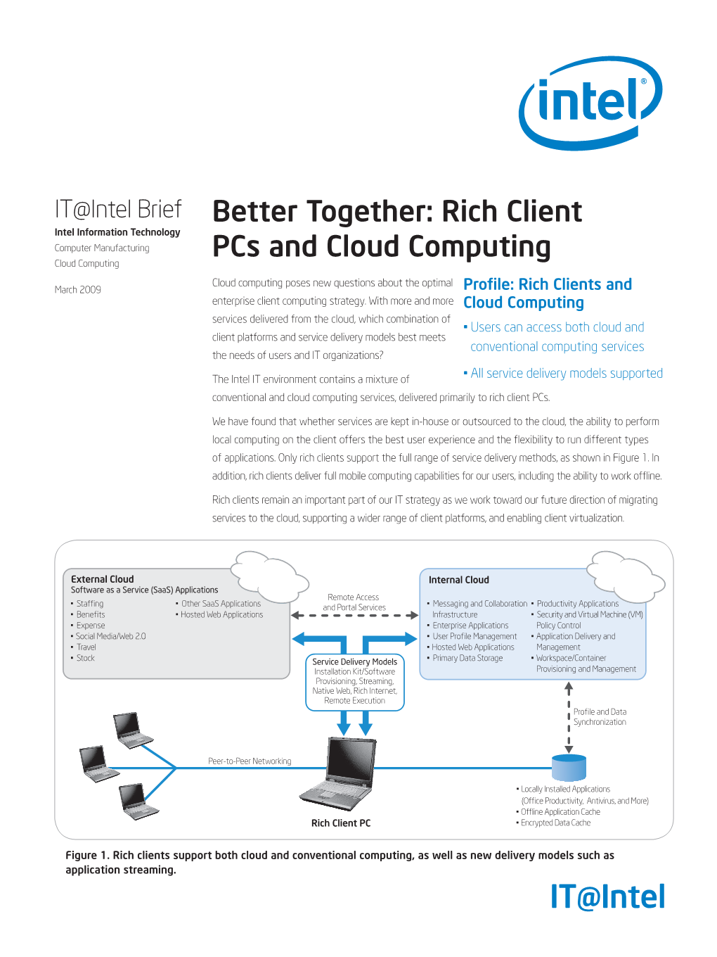 Better Together: Rich Client Pcs and Cloud Computing