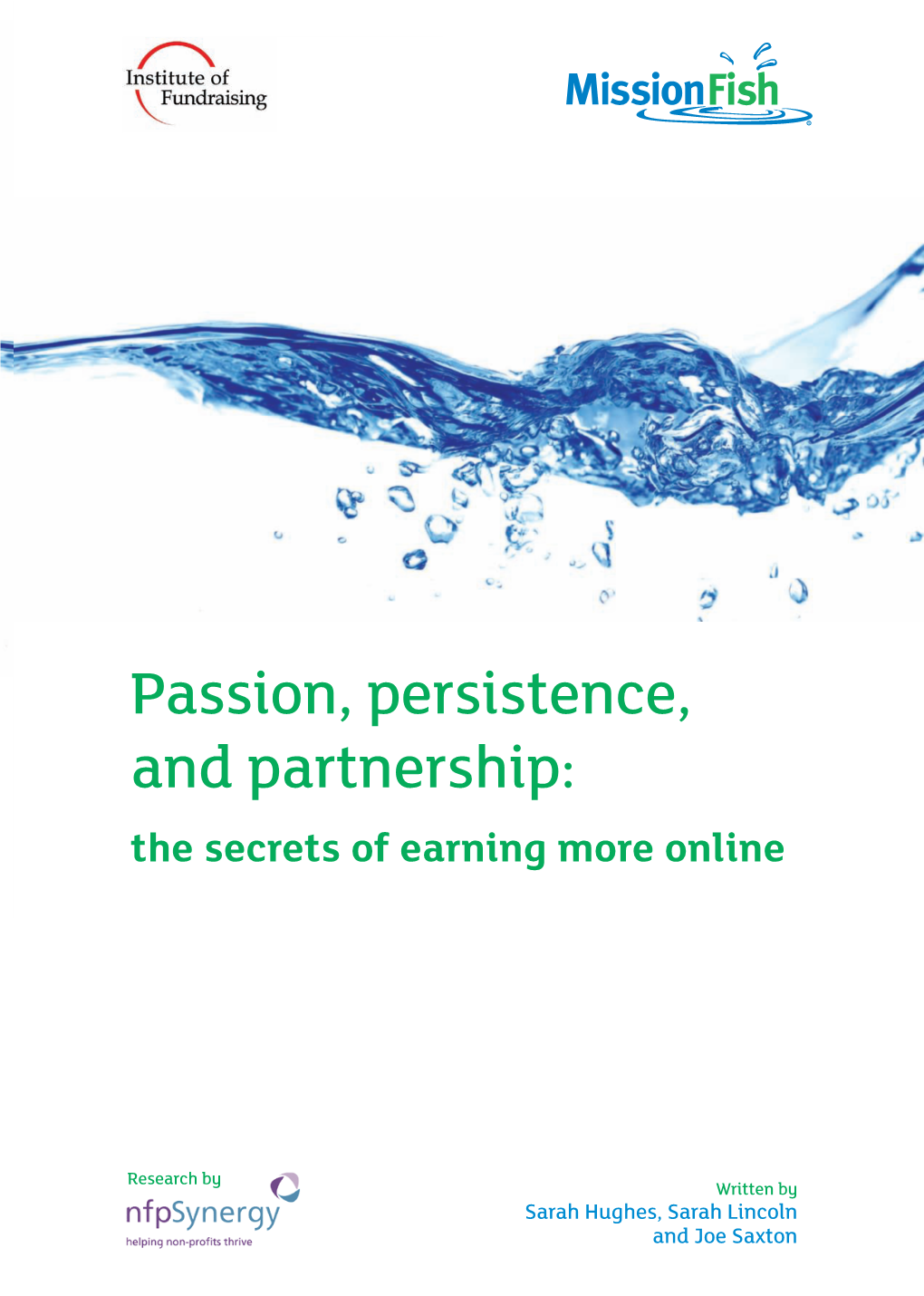 Passion, Persistence, and Partnership: the Secrets of Earning More Online