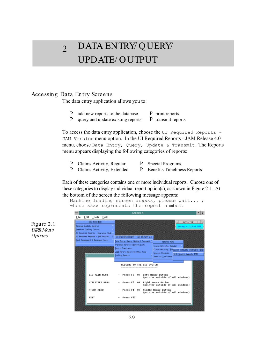 2 Data Entry/Query/ Update/Output