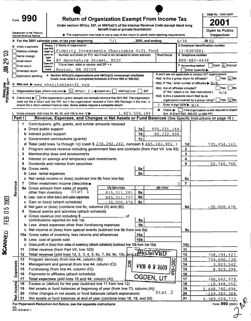 Return of Organization Exempt from Income