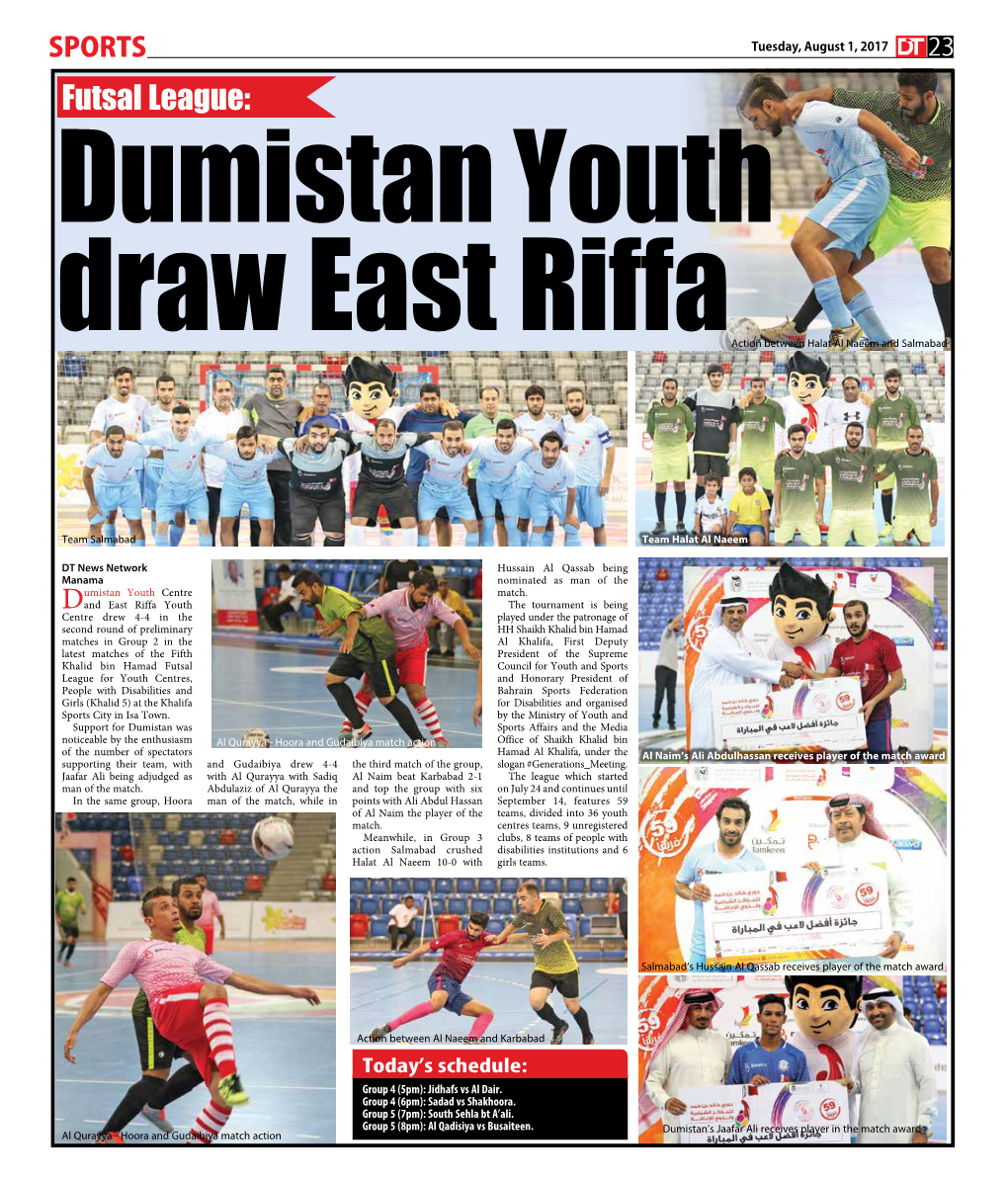 Futsal League: Dumistan Youth