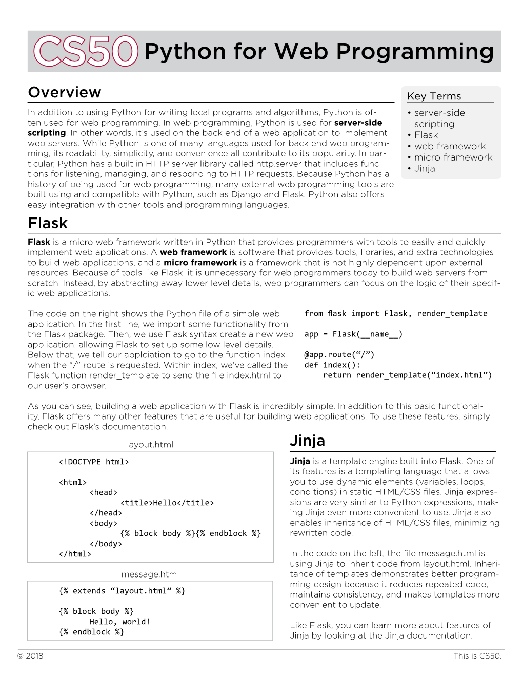 Python for Web Programming