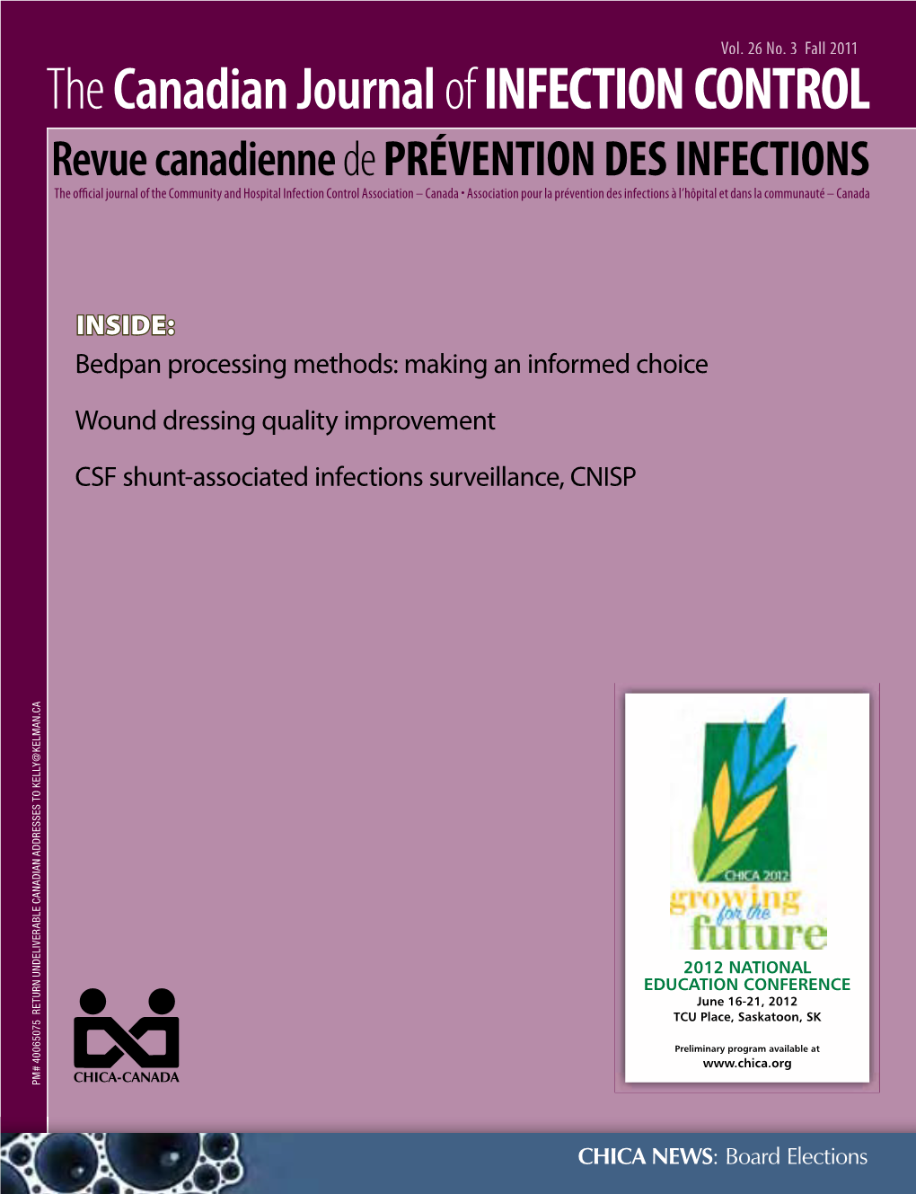 The Canadian Journalof INFECTION CONTROL