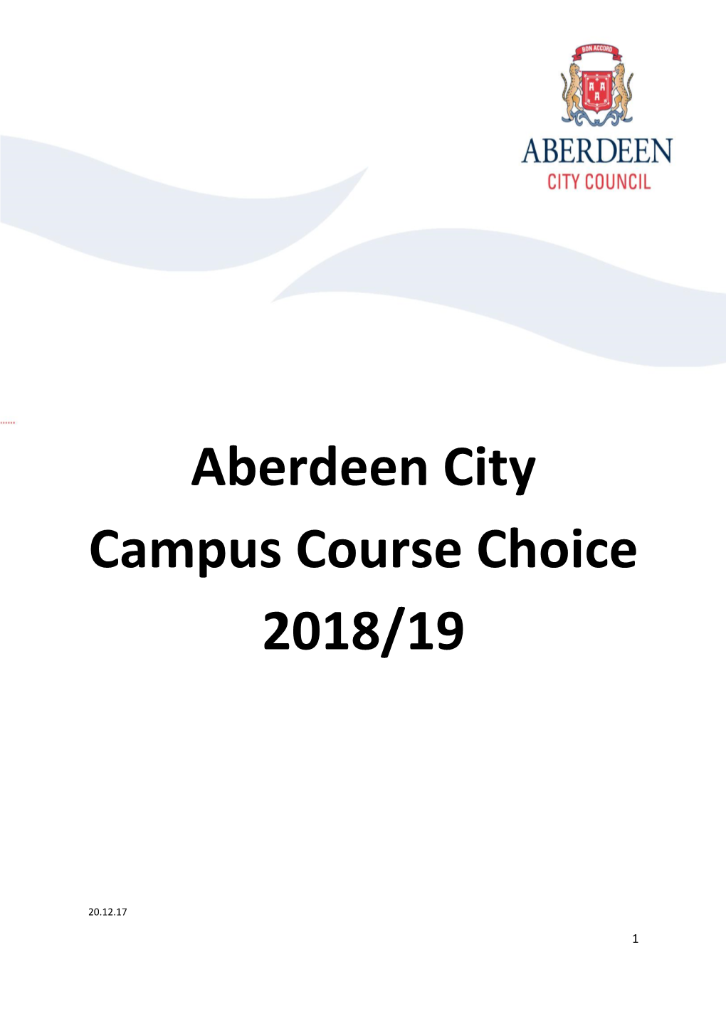 Nescol Courses, CC = City Campus on the Gallowgate