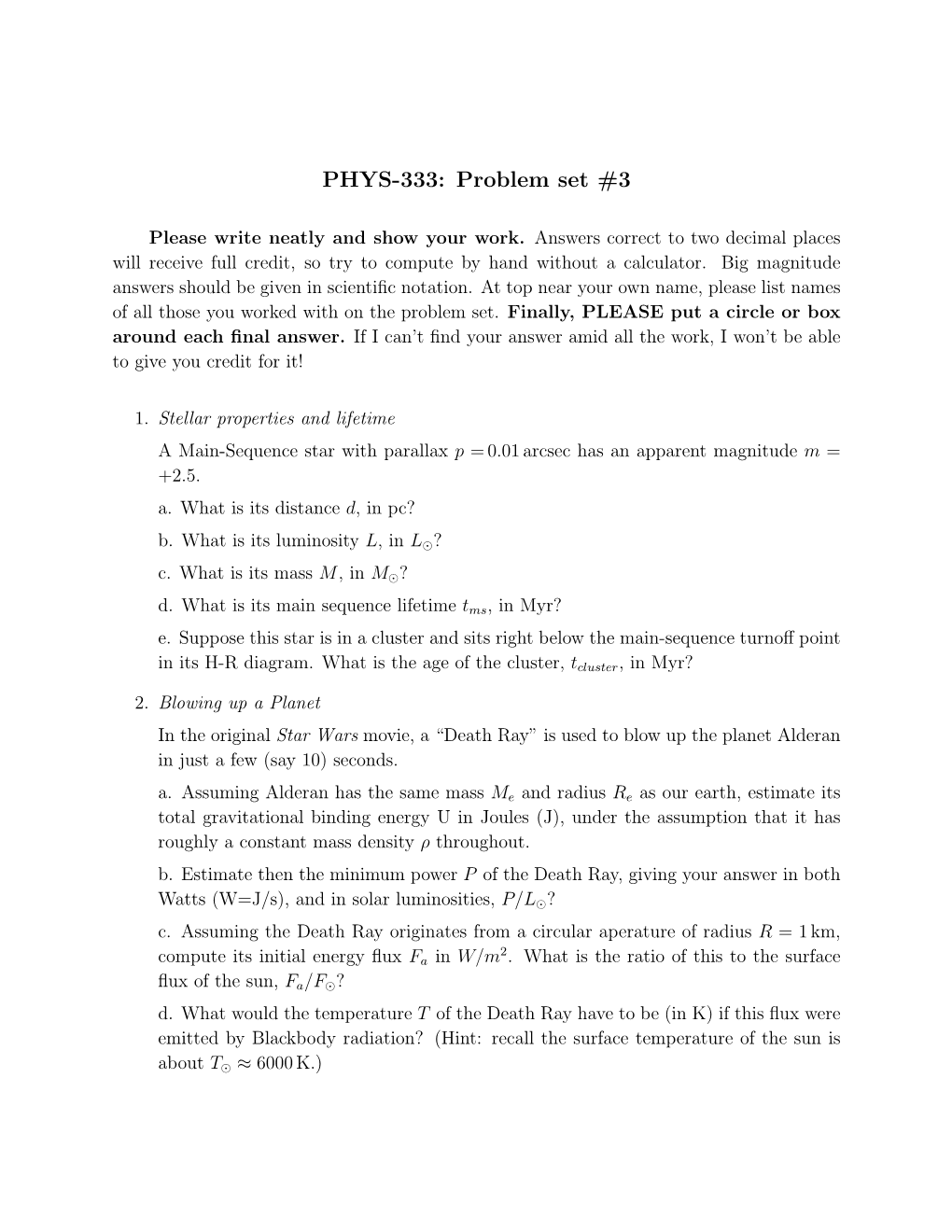 PHYS-333: Problem Set #3