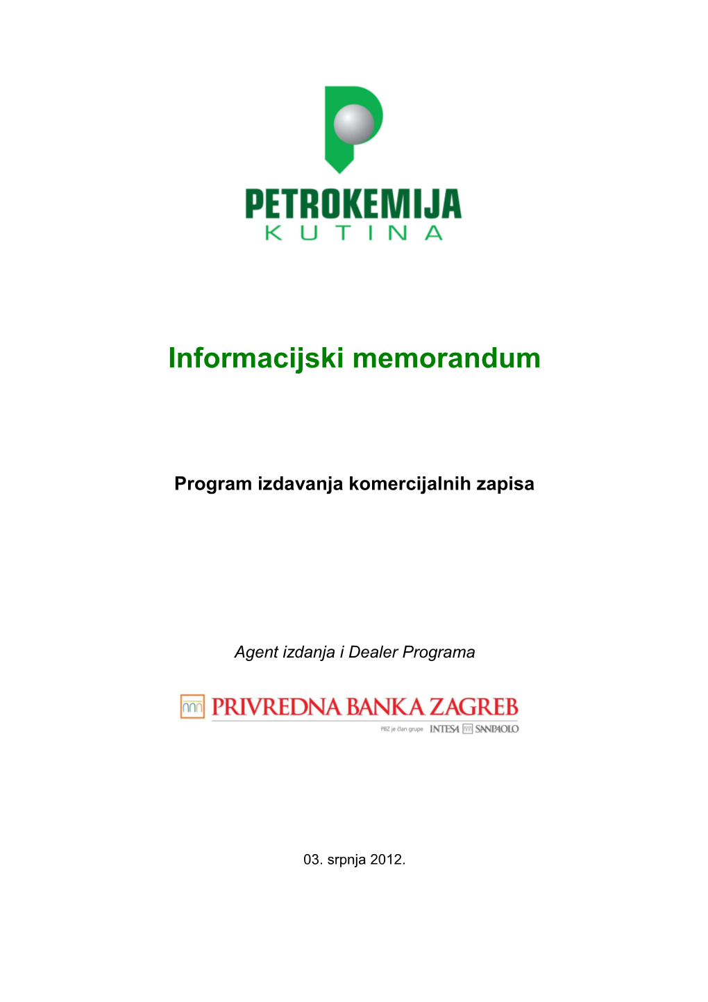 Info Memo Petrokemija CP 2012 FINAL