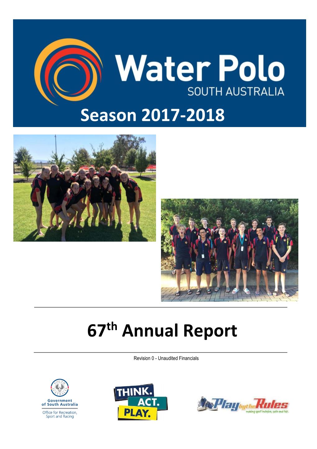 67 Annual Report Season 2017-2018