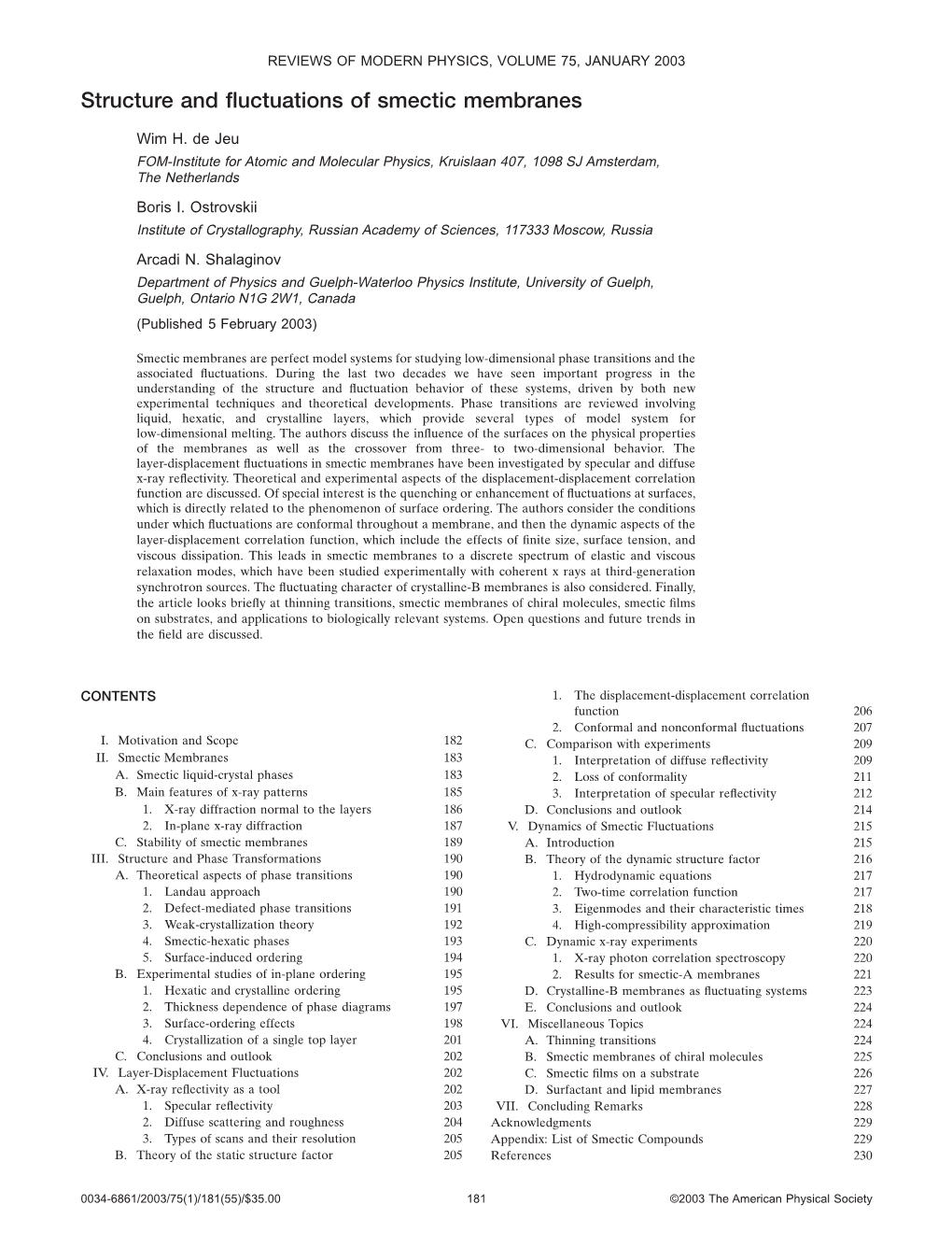 Structure and Fluctuations of Smectic Membranes