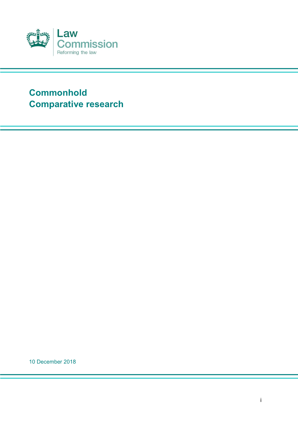 Commonhold Comparative Research