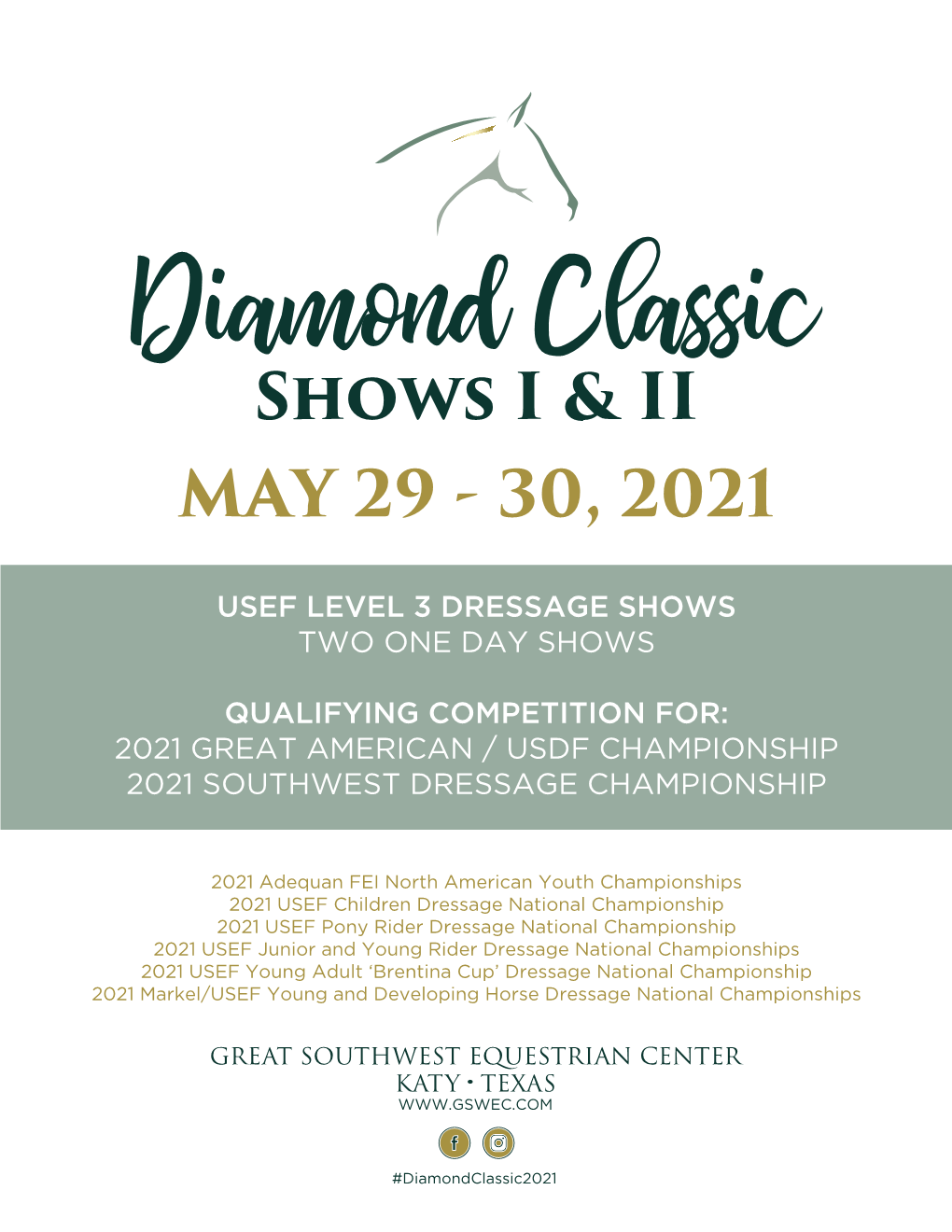 Diamond Classic 2021 Program Cover and Info