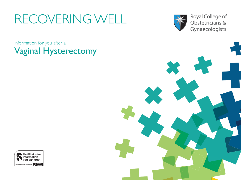 Vaginal Hysterectomy How to Navigate When Viewing This Information Online
