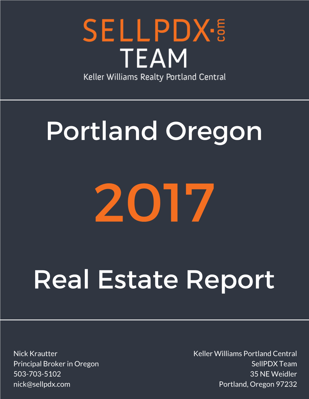 Portland Oregon Real Estate Report