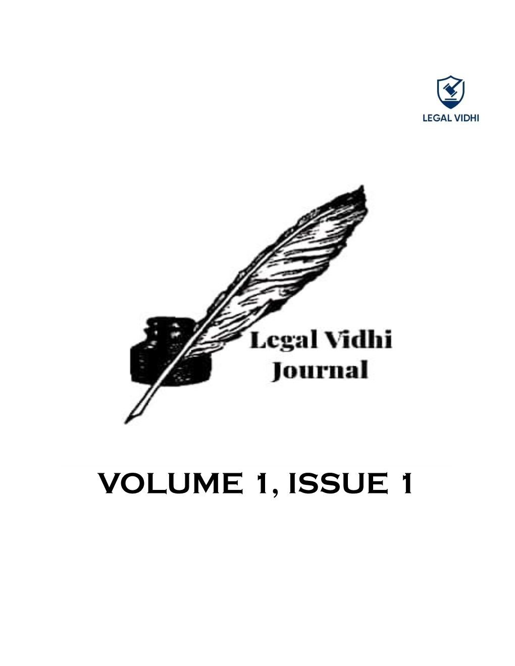 Volume 1, Issue 1