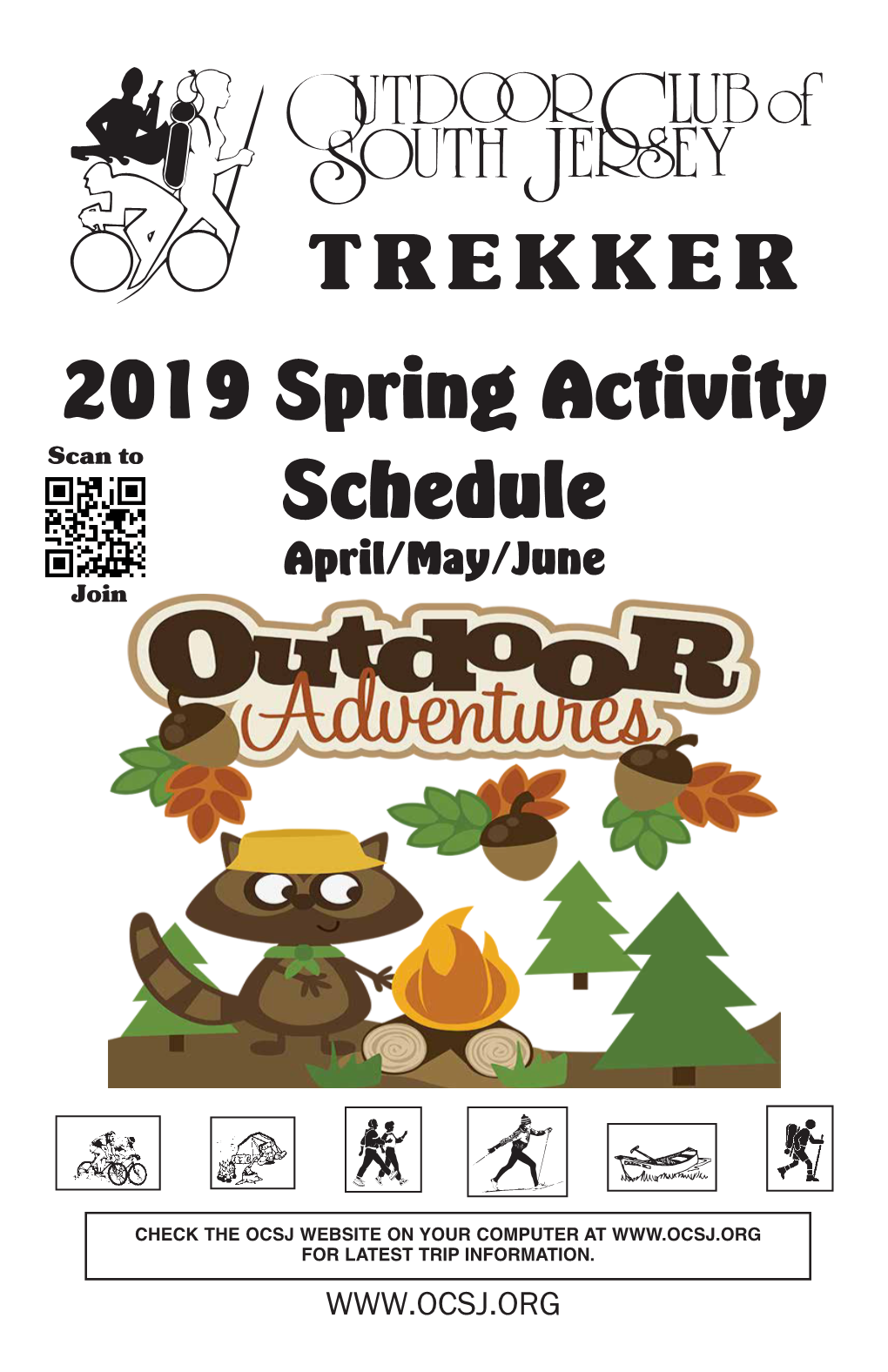 2019 Spring Activity Schedule